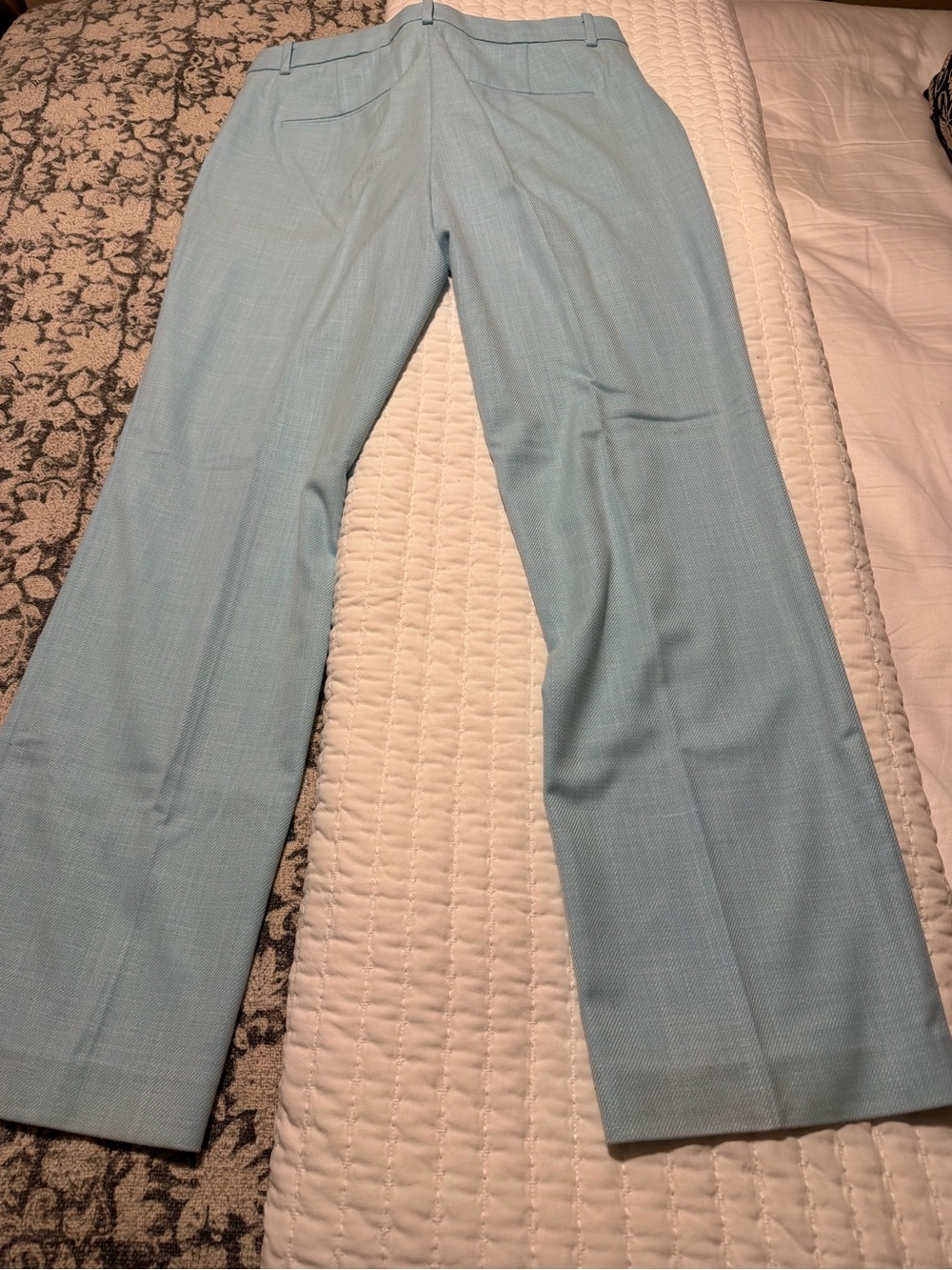 NWT Ann Taylor Sophia Blue Straight Pants Size 12